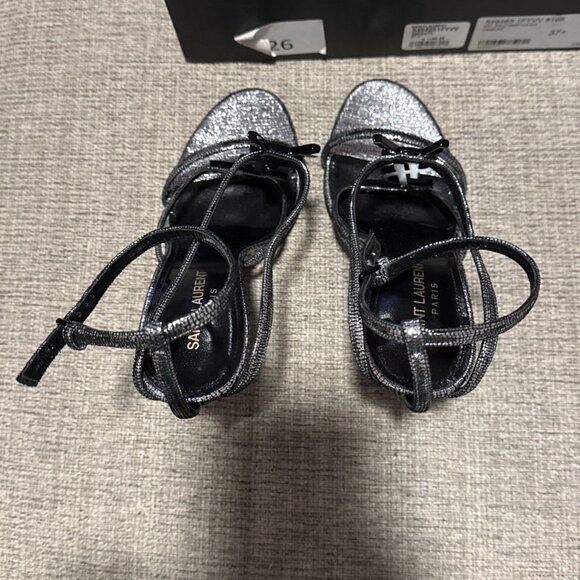 Yves Saint Laurent Cassandra Heels Metallic Leather - Picture 10 of 14